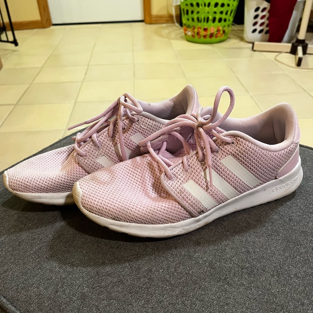 Pink adidas sneakers